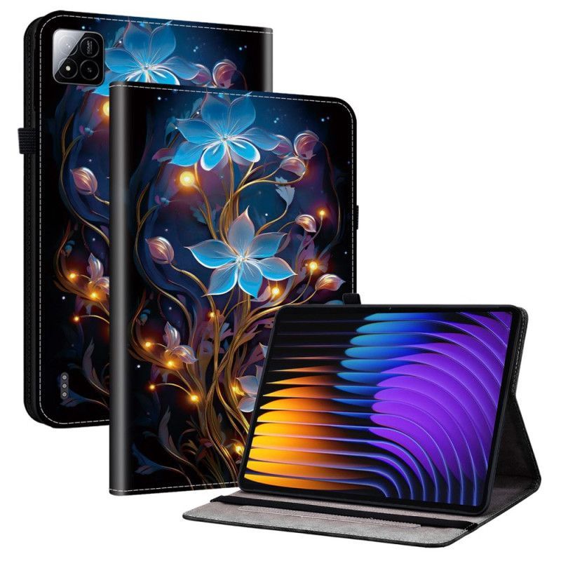 Étui Xiaomi Pad 7 / Pad 7 Pro Fleurs Lumineuses