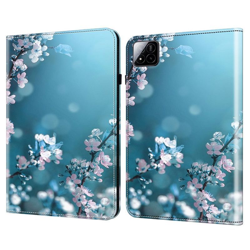 Étui Xiaomi Pad 7 / 7 Pro Fleurs de Pêcher