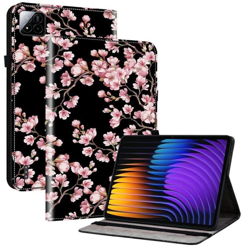 Housse Xiaomi Pad 7 / Pad 7 Pro Fleurs de Prunier