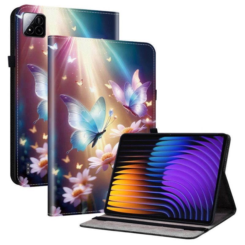 Housse Xiaomi Pad 7 / Pad 7 Pro Papillons Lumineux
