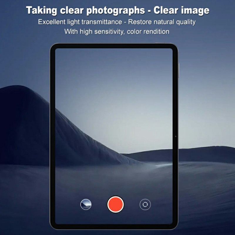 Lentille de Protection en Verre Trempé pour Caméra Xiaomi Pad 7 / Pad 7 Pro (version noire)