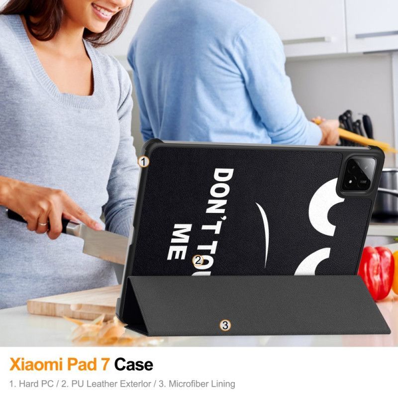 Smart Case Xiaomi Pad 7 / Pad 7 Pro Don't Touch Me