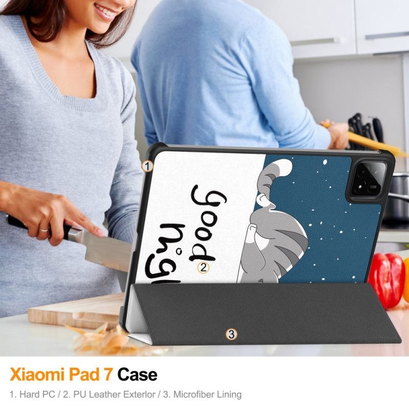 Smart Case Xiaomi Pad 7 / Pad 7 Pro Good Night