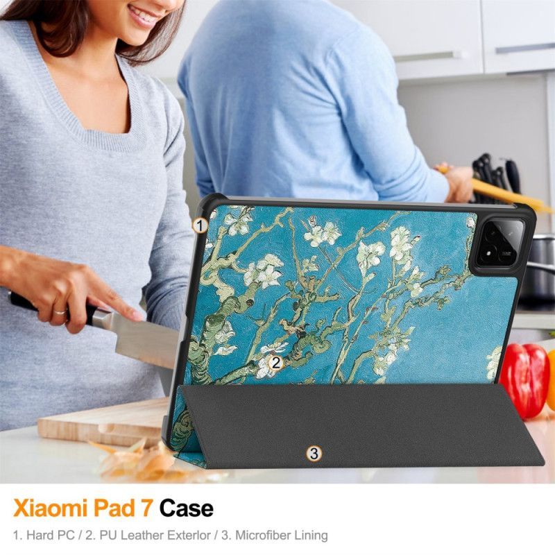 Smart Case Xiaomi Pad 7 / Pad 7 Pro Motif Floral