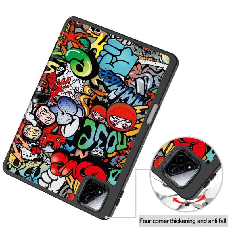Smart Case Xiaomi Pad 7 / Pad 7 Pro Porte-Stylet Graffiti