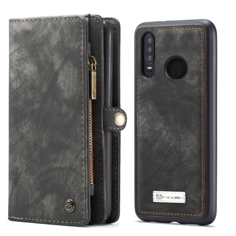 Huawei P30 Lite - Housse portefeuille avec Coque détachable