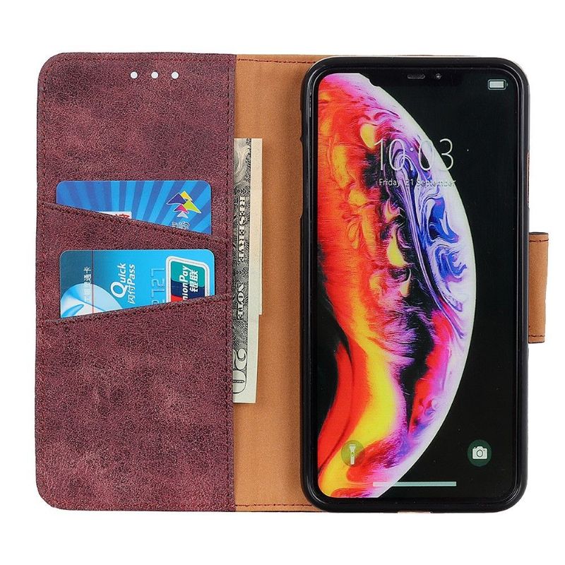 Xiaomi Mi A3 - Housse Edouard en simili cuir vintage