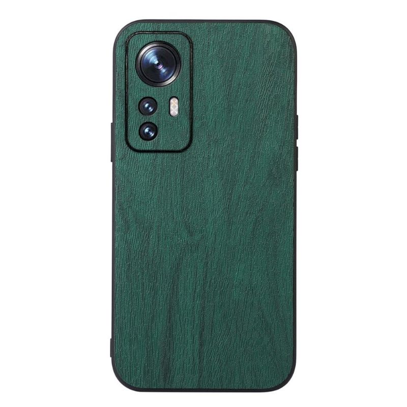 Coque Xiaomi 12 Pro Simili Cuir Effet Écorce