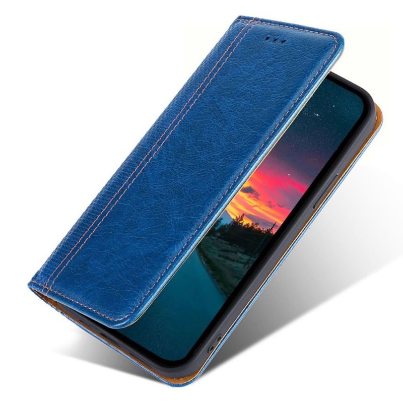 Housse Xiaomi 12 Pro Flip folio coutures