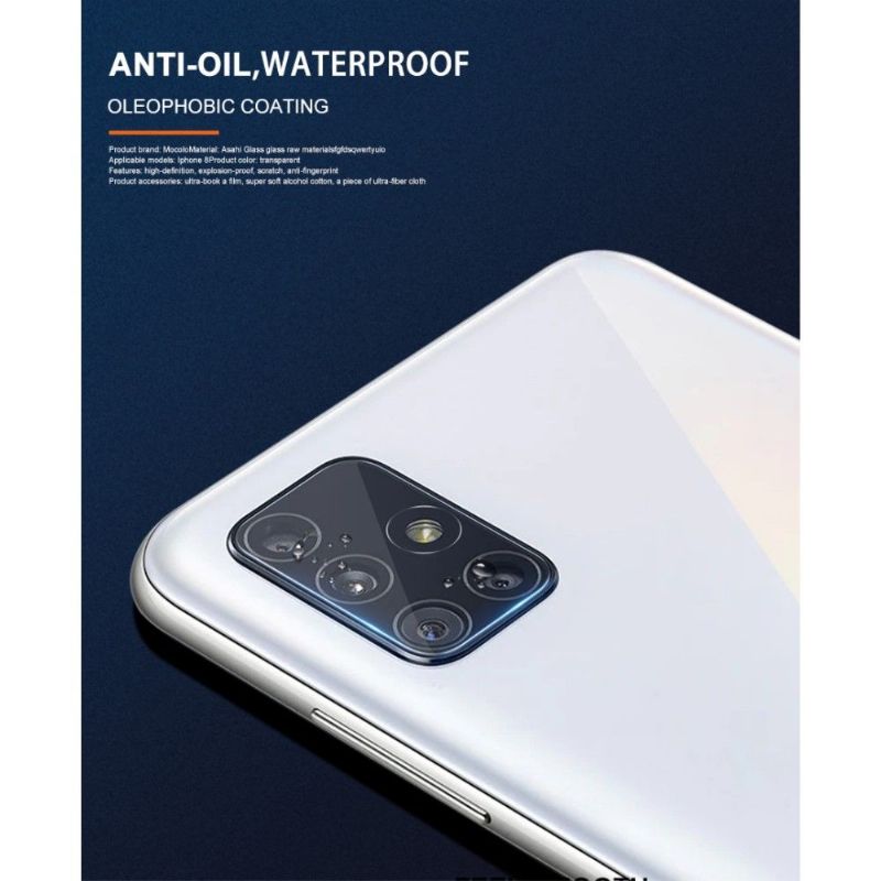 2 verre trempé pour lentille du Samsung Galaxy A51