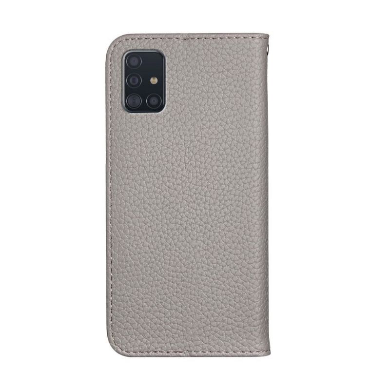 Flip cover Samsung Galaxy A51 simili cuir grainé