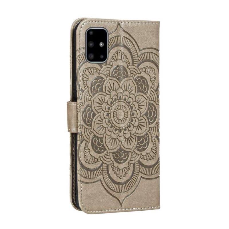 Housse Samsung Galaxy A51 Effet Cuir Mandala