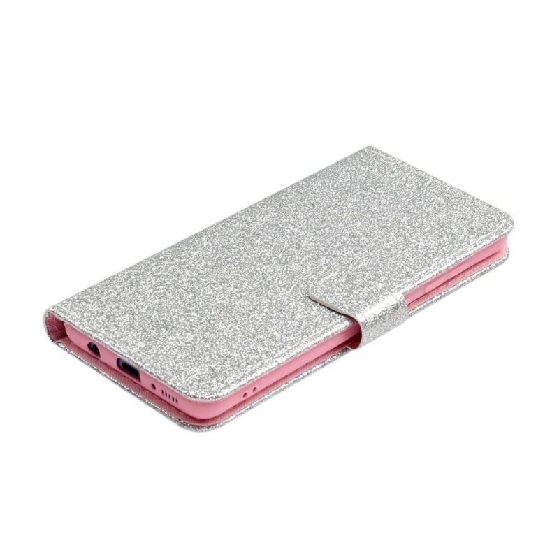 Housse Samsung Galaxy A51 Paillettes Simili Cuir