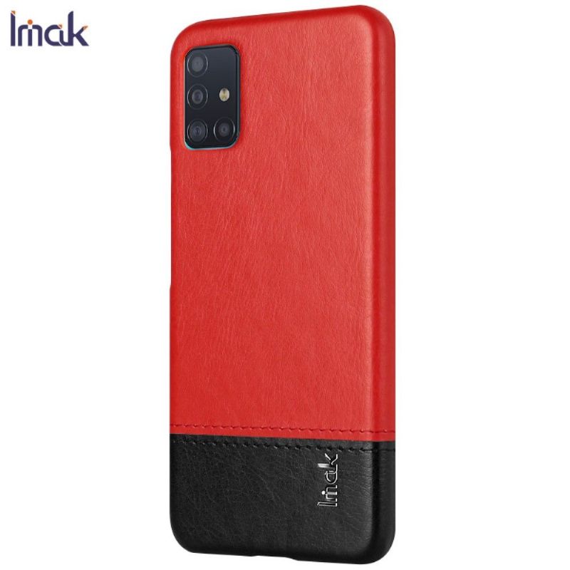 Samsung Galaxy A51 - Coque imak imitation cuir + verre trempé