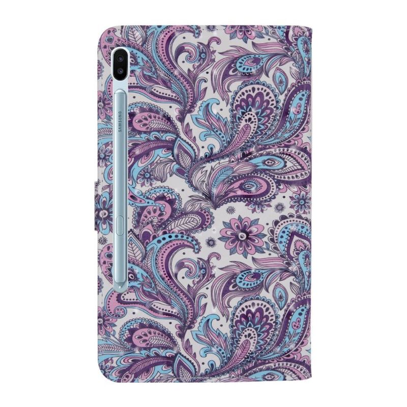 Housse Samsung Galaxy Tab S6 Paisley fleur
