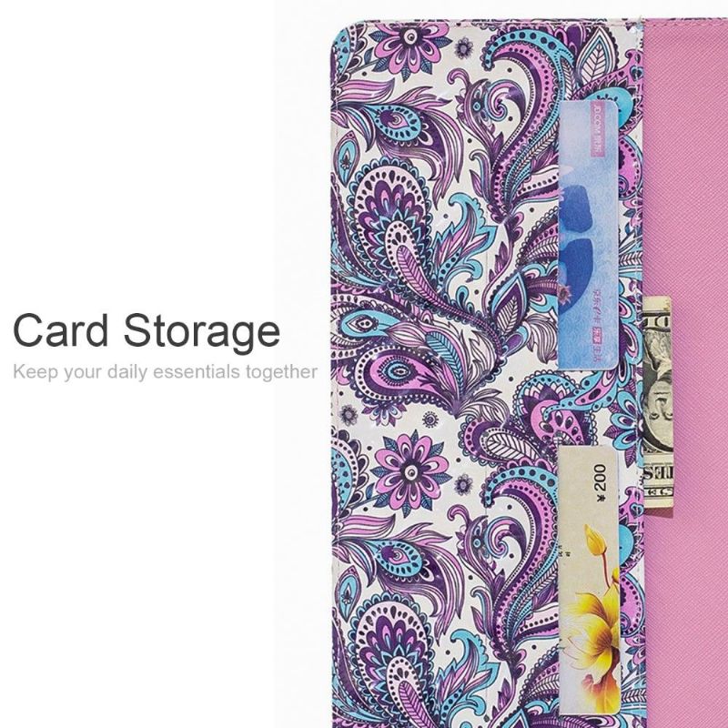 Housse Samsung Galaxy Tab S6 Paisley fleur