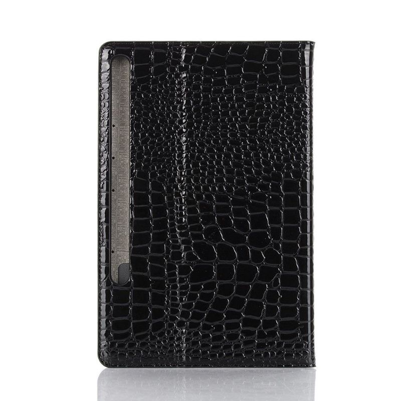 Housse Samsung Galaxy Tab S6 Simili Cuir Effet Croco