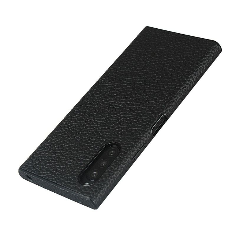 Coque Sony Xperia 10 II Effet Cuir avec Lanière