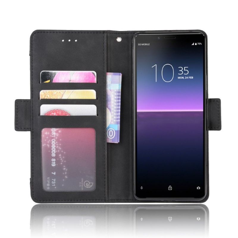Housse Sony Xperia 10 II Premium avec Porte Cartes