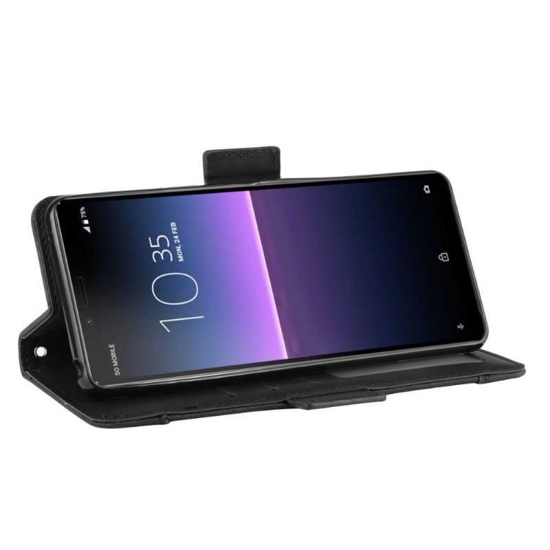 Housse Sony Xperia 10 II Premium avec Porte Cartes